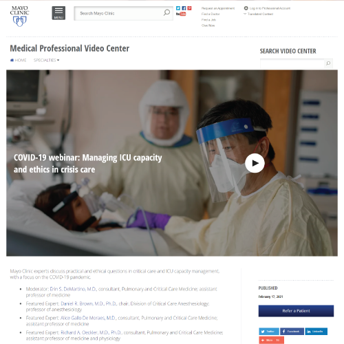 Mayo Clinic Site