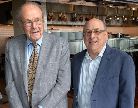 David Nathan, MD, with Stuart Orkin, MD.