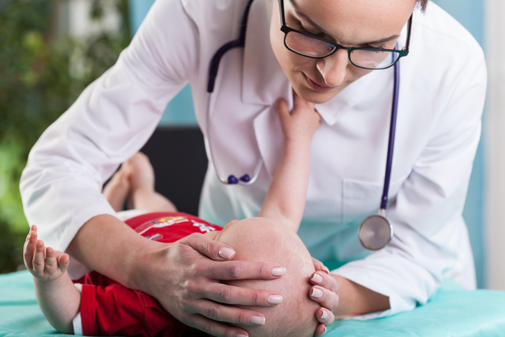 doctor with baby